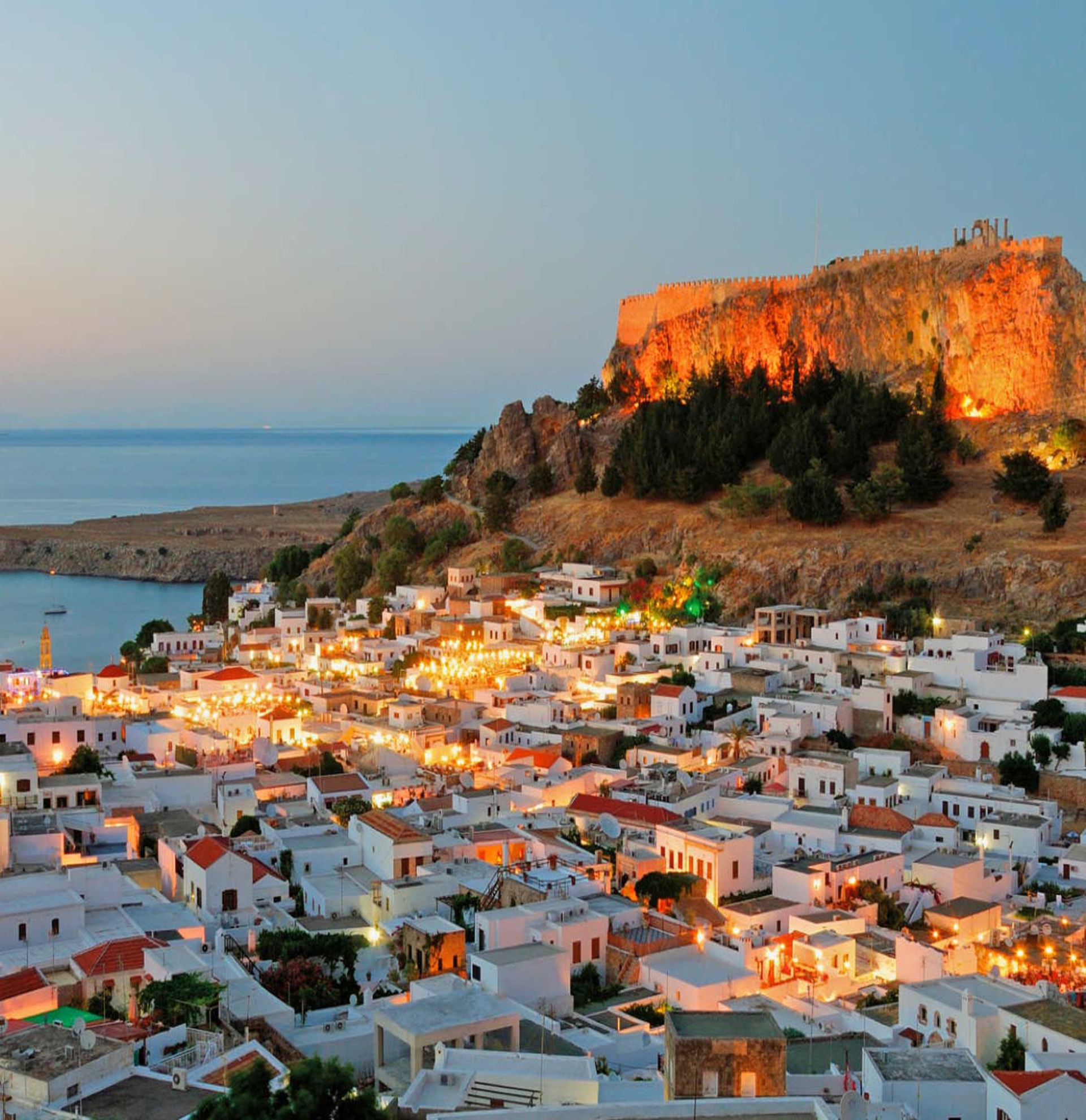 Excursión Autoguiada al Pueblo de Lindos al Atardecer - Alojamientos en Rhodes
